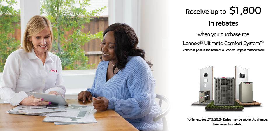 Lennox Winter Promotional Rebate Offer